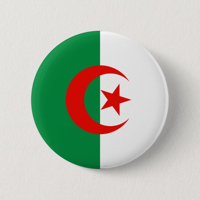 Algeria Pinback Button (Front)