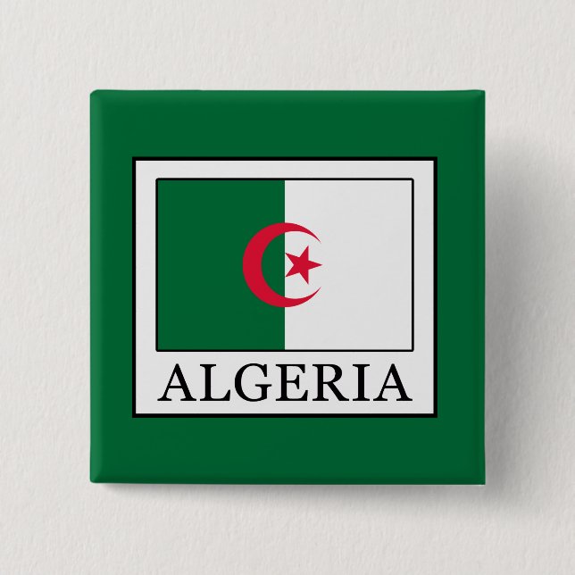Algeria Pinback Button (Front)