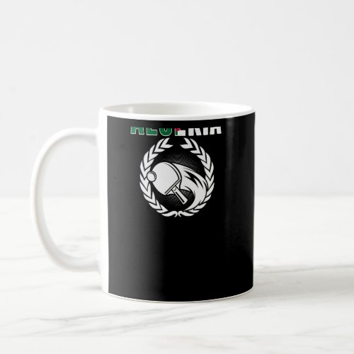 Algeria Ping Pong   Algerian Table Tennis Supporte Coffee Mug