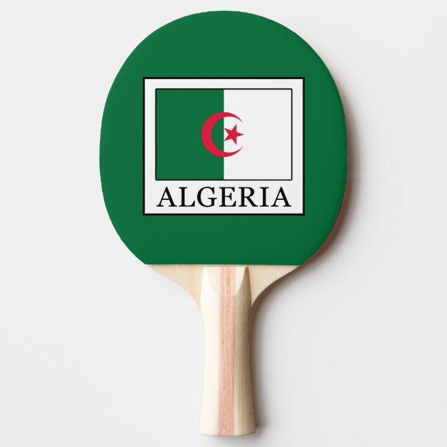 Algeria Ping-Pong Paddle (Front)