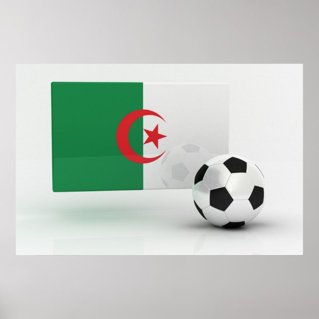 Algeria Soccer Poster (Front)