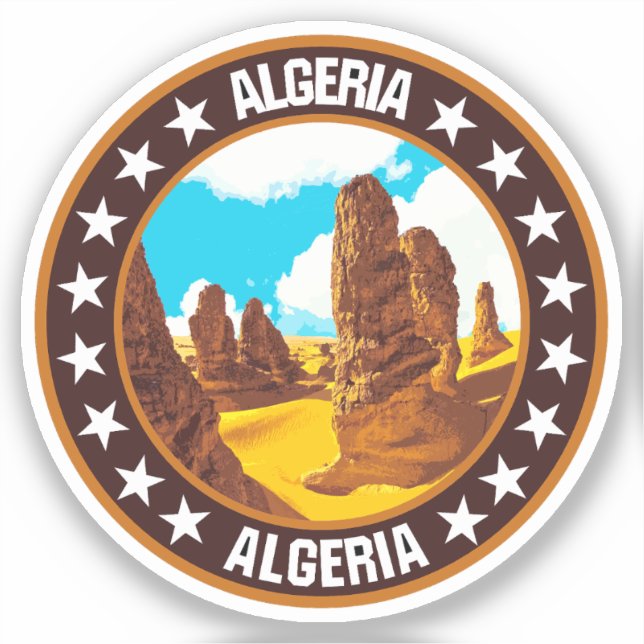 Algeria                                            sticker (Front)