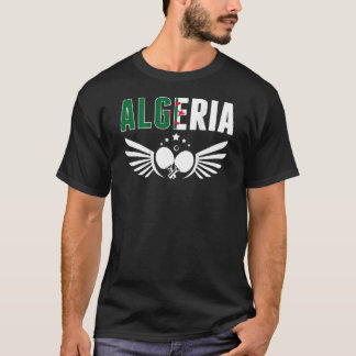 Algeria Table Tennis Support Algerian Ping Pong T T-Shirt