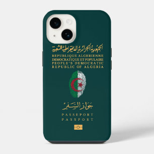 Algeria Travel Passport Print Souvenir iPhone 14 Case