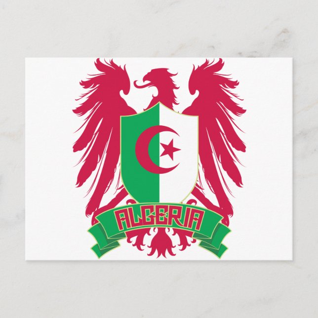 Algeria Winged Postcard (Front)