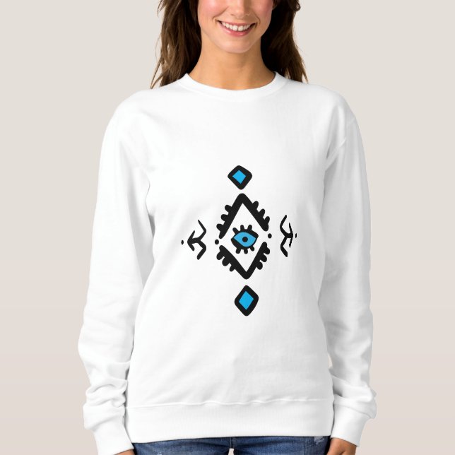 Algerian Amazigh Evil Eye Sweatshirt (Front)
