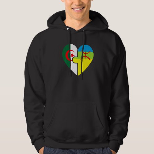 Algerian Amazigh Roots Matching Flag  Proud Of My  Hoodie