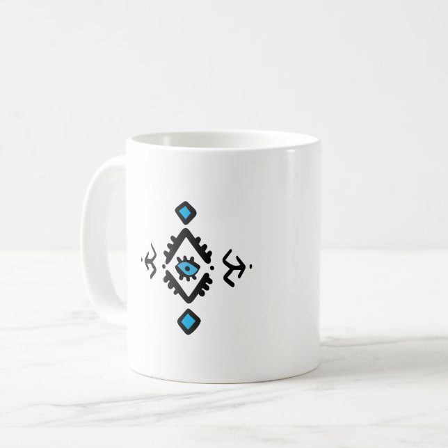 Algerian Amazigh Spiritual Protection Evil Eye  Coffee Mug (Front Left)