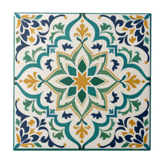 Algerian Andalusian Mosaic Luxury Geometric Ceramic Tile