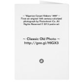 Algerian Carpet Makers 1899 (Back)