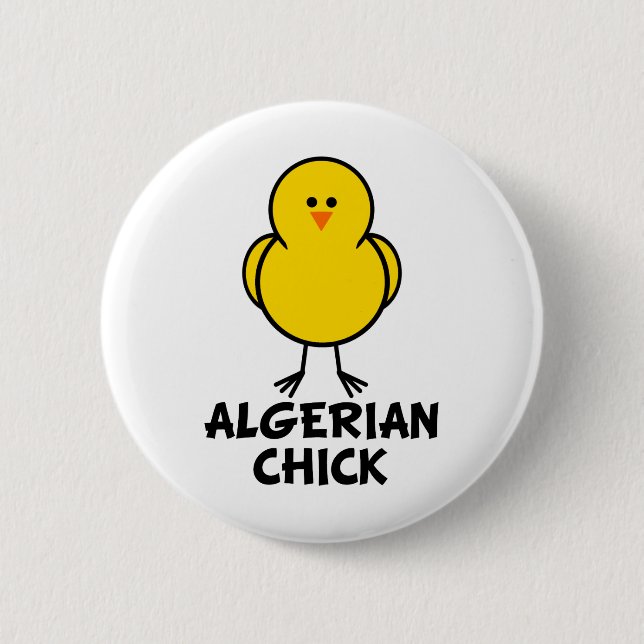 Algerian Chick Button (Front)