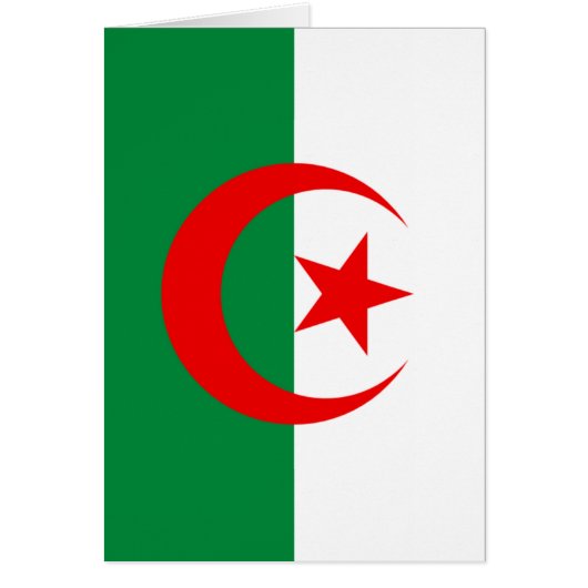 Algerian flag cards (Front)