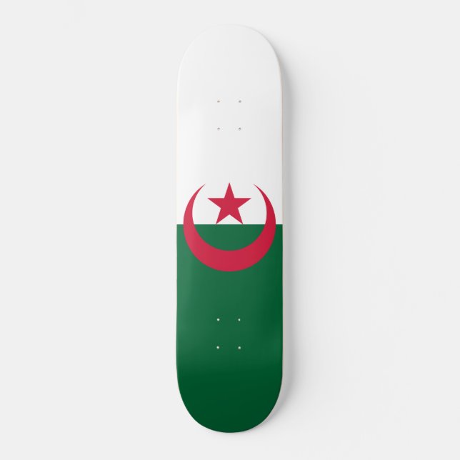 Algerian Flag Skateboard (Front)