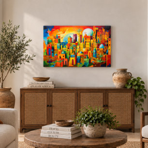 Algerian Landscape 36x24 Gallery Wrap