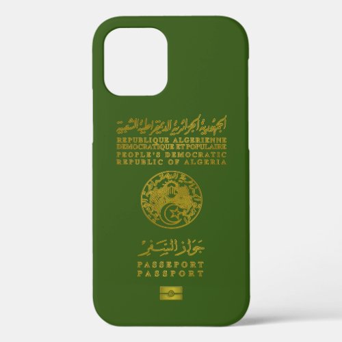 Algerian passport  Case_Mate iPhone case