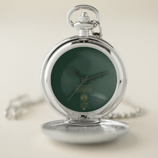 Algerian passport pocket watch