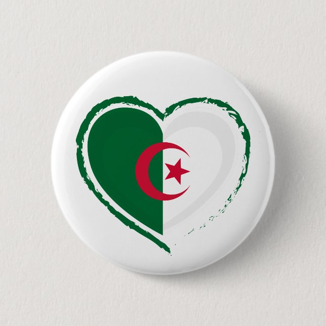 Algerian pride - For real Algerians! Button (Front)