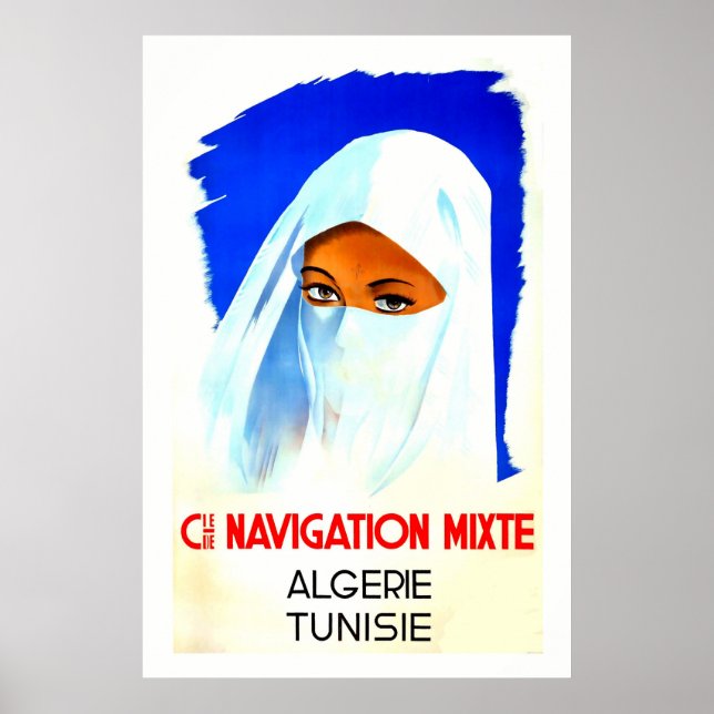 Algerie,Tunisie, Travel Poster (Front)