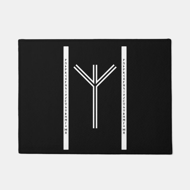 Algiz BW Doormats (Front)