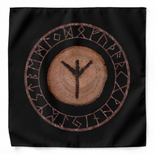 Algiz Elder Futhark rune Bandana