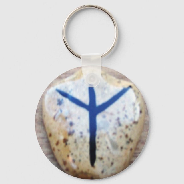 Algiz Keychain (Front)