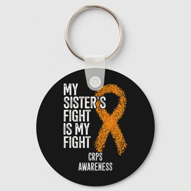 Algodystrophy My Sister's Fight Is My Fight CRPS A Keychain (Front)