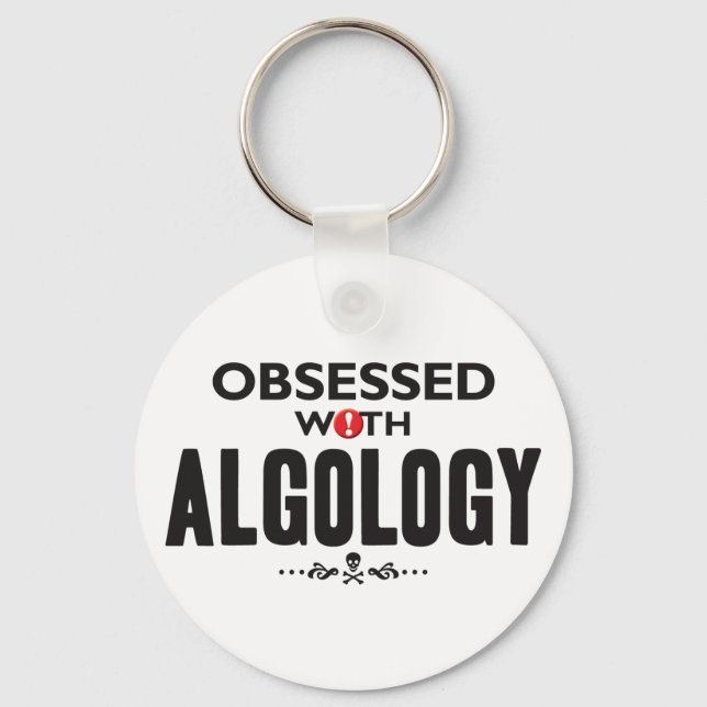 Algology Obsessed Keychain (Front)