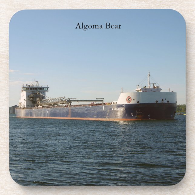 Algoma Bear coaster (Front)