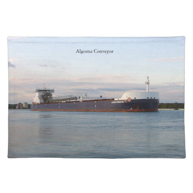 Algoma Conveyor cloth placemat (Front)