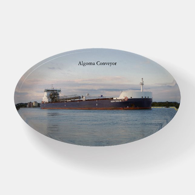 Algoma Conveyor paperweight (Front)