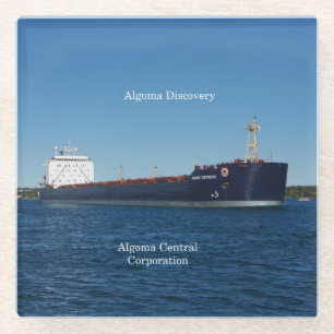 Algoma Discovery glass coaster