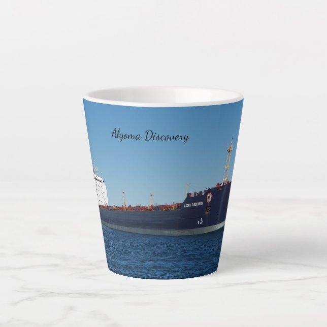 Algoma Discovery latte mug (Front)