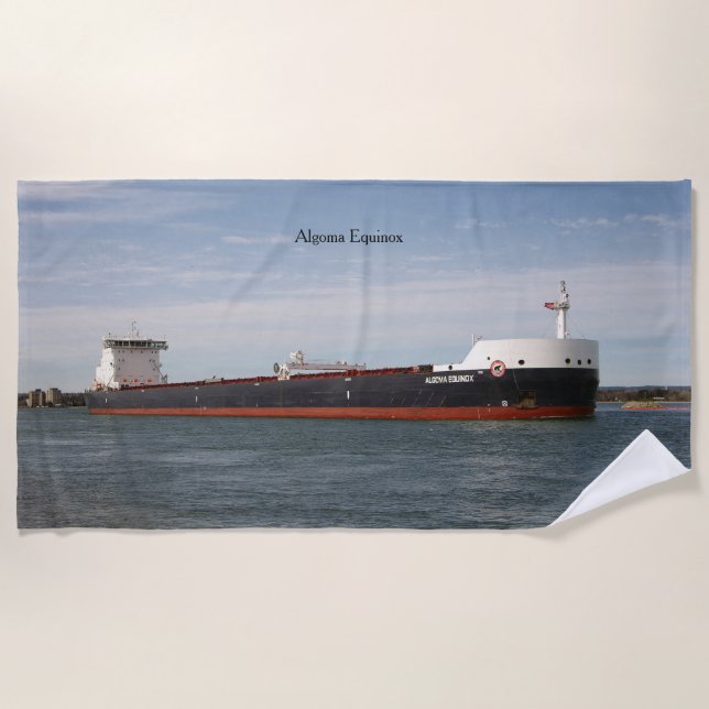Algoma Equinox beach towel (Front)