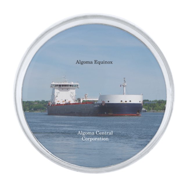 Algoma Equinox lapel pin (Front)
