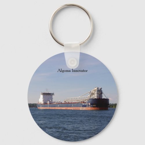 Algoma Innovator button key chain