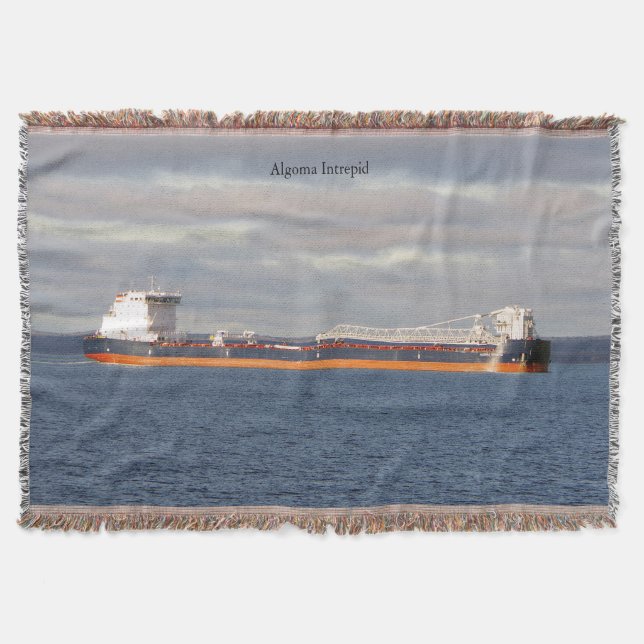 Algoma Intrepid throw blanket (Front)
