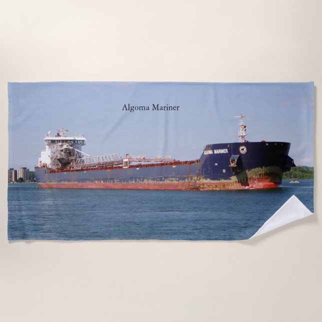Algoma Mariner beach towel (Front)