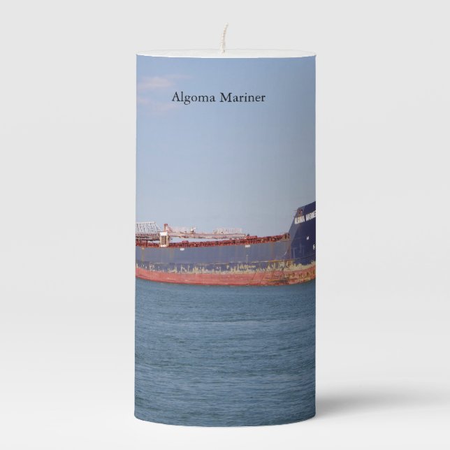 Algoma Mariner candle (Front)