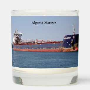 Algoma Mariner glass candle