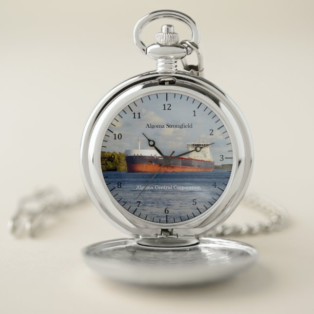 Algoma Strongfield pocket watch (Inside)