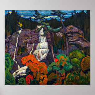 Algoma Waterfall J.E.H. MacDonald Poster