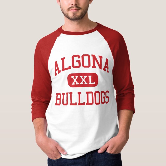 Algona - Bulldogs - High School - Algona Iowa T-Shirt (Front)