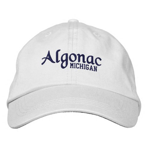 Algonac Michigan Baseball Hat