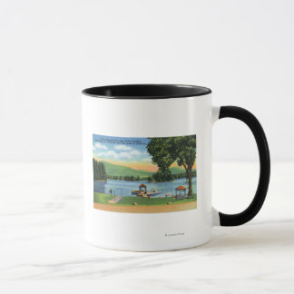 Algonquin Bay View of Buck Mt and Pilot Knob Mug