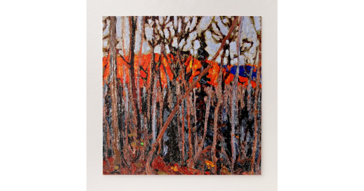 Algonquin Park, fine art by Tom Thomson Jigsaw Puzzle Zazzle