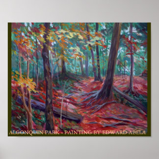 algonquin park ontario poster