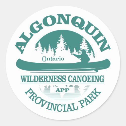 Algonquin Provincial Park Classic Round Sticker