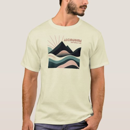 Algonquin Provincial Park Colored Hills T_Shirt