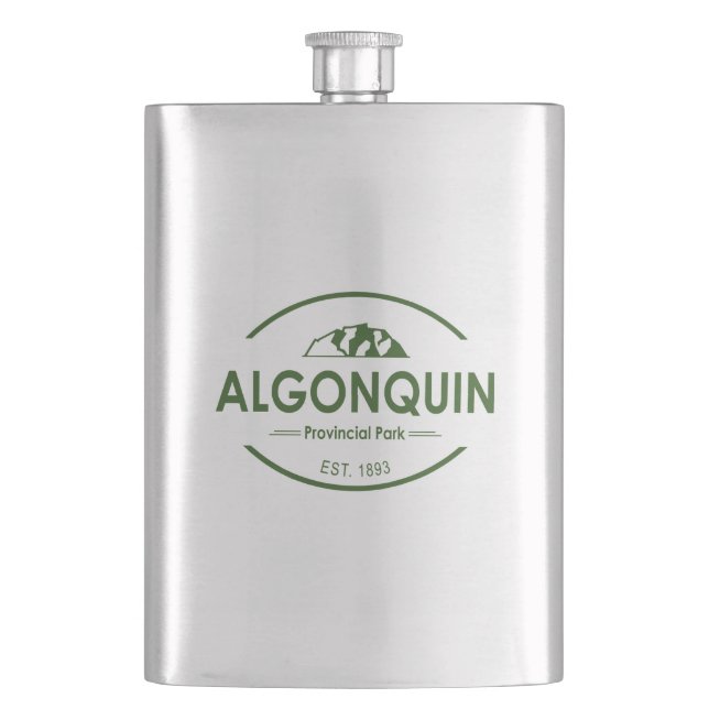Algonquin Provincial Park Flask (Front)