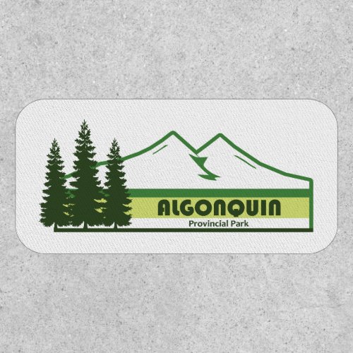 Algonquin Provincial Park Green Stripes Patch
